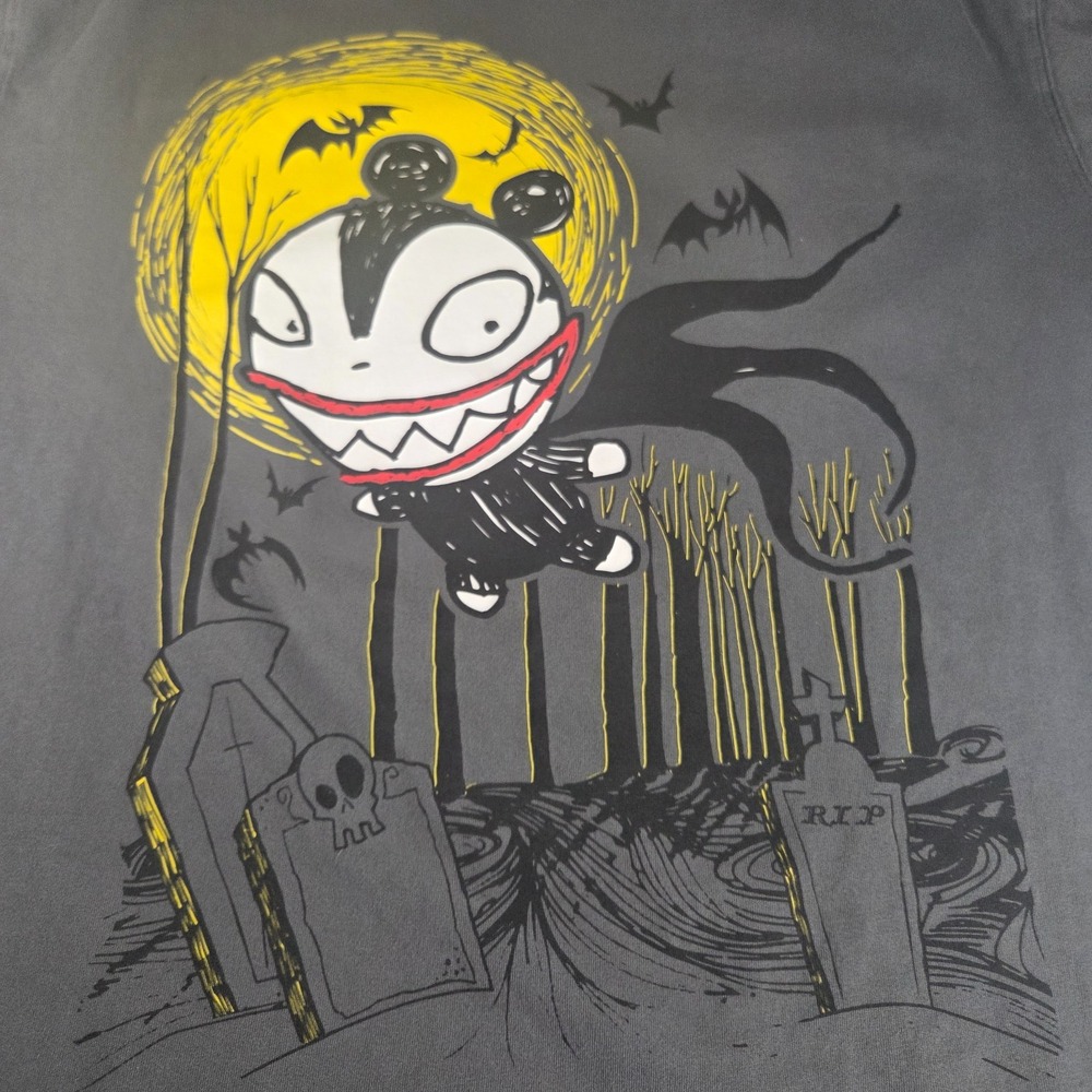 Disney Nightmare Before Christmas Vampire Teddy T Shirt Mens L Gray Halloween